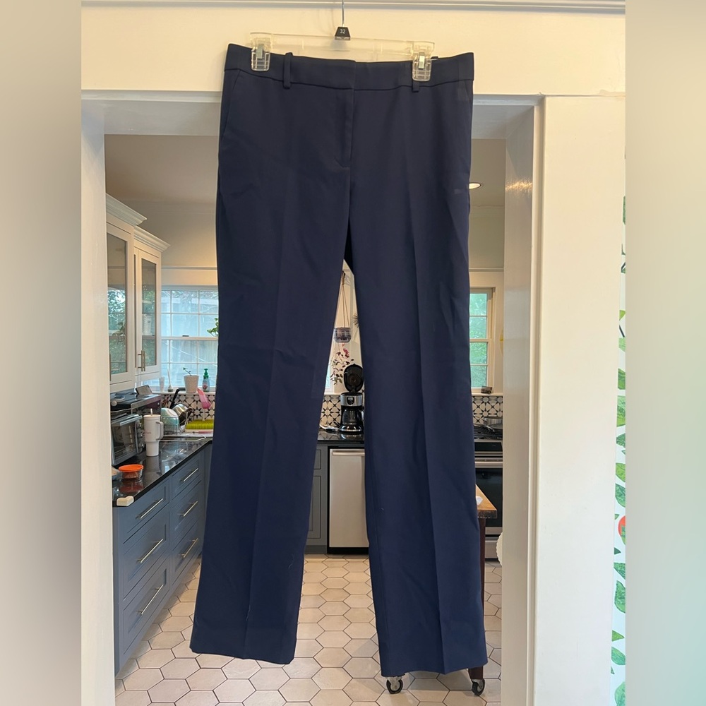 Ann Taylor Navy Blue Dress Pants 6